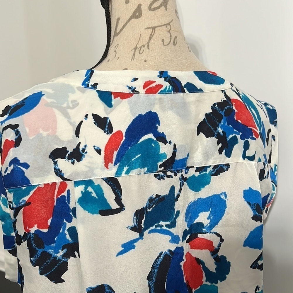 J Crew Printed Drapey Sleeveless Top Size S - Picture 5 of 6